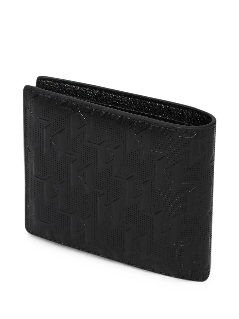 Karl Lagerfeld monogram perforated wallet - Nero