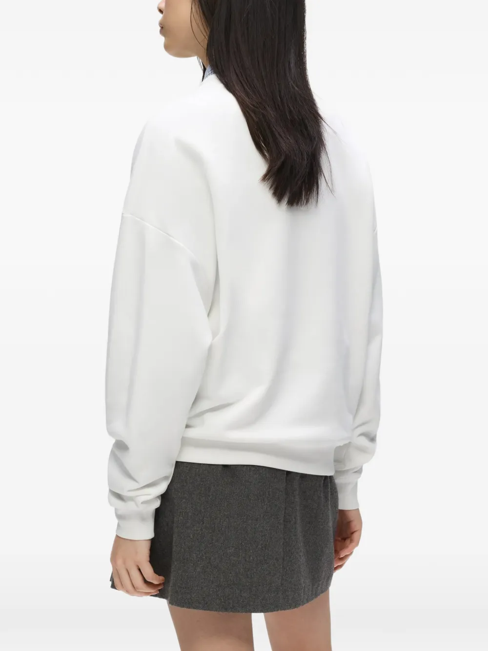 Karl Lagerfeld Ikon Choupette Muse sweater Wit