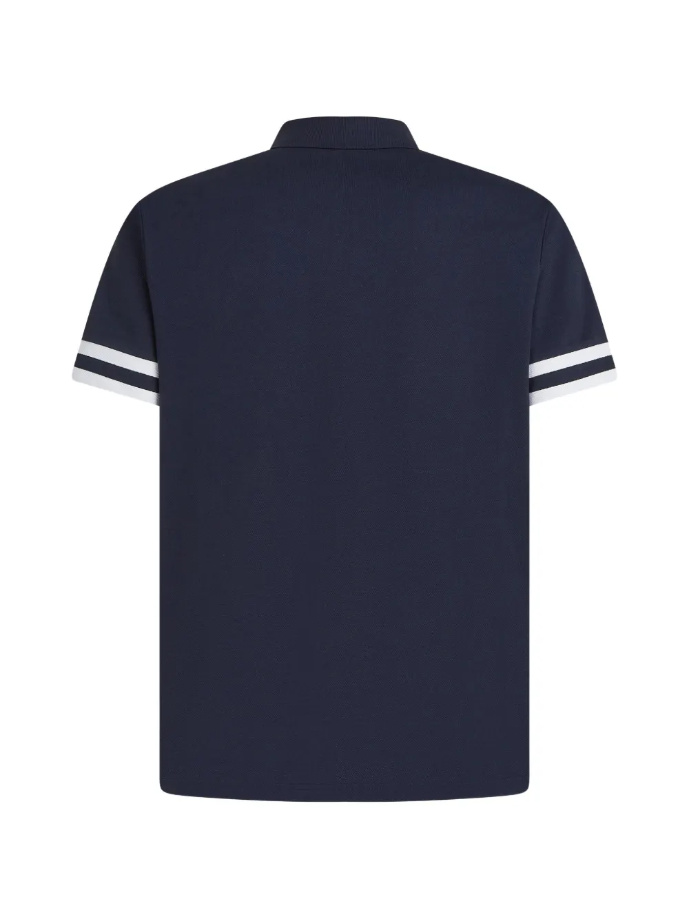 Karl Lagerfeld Ikon poloshirt met gestreepte mouwen Blauw