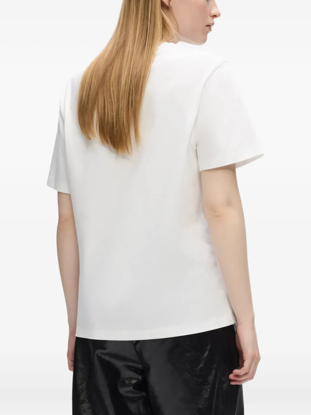 Karl Lagerfeld Autograph T-shirt met stras Wit