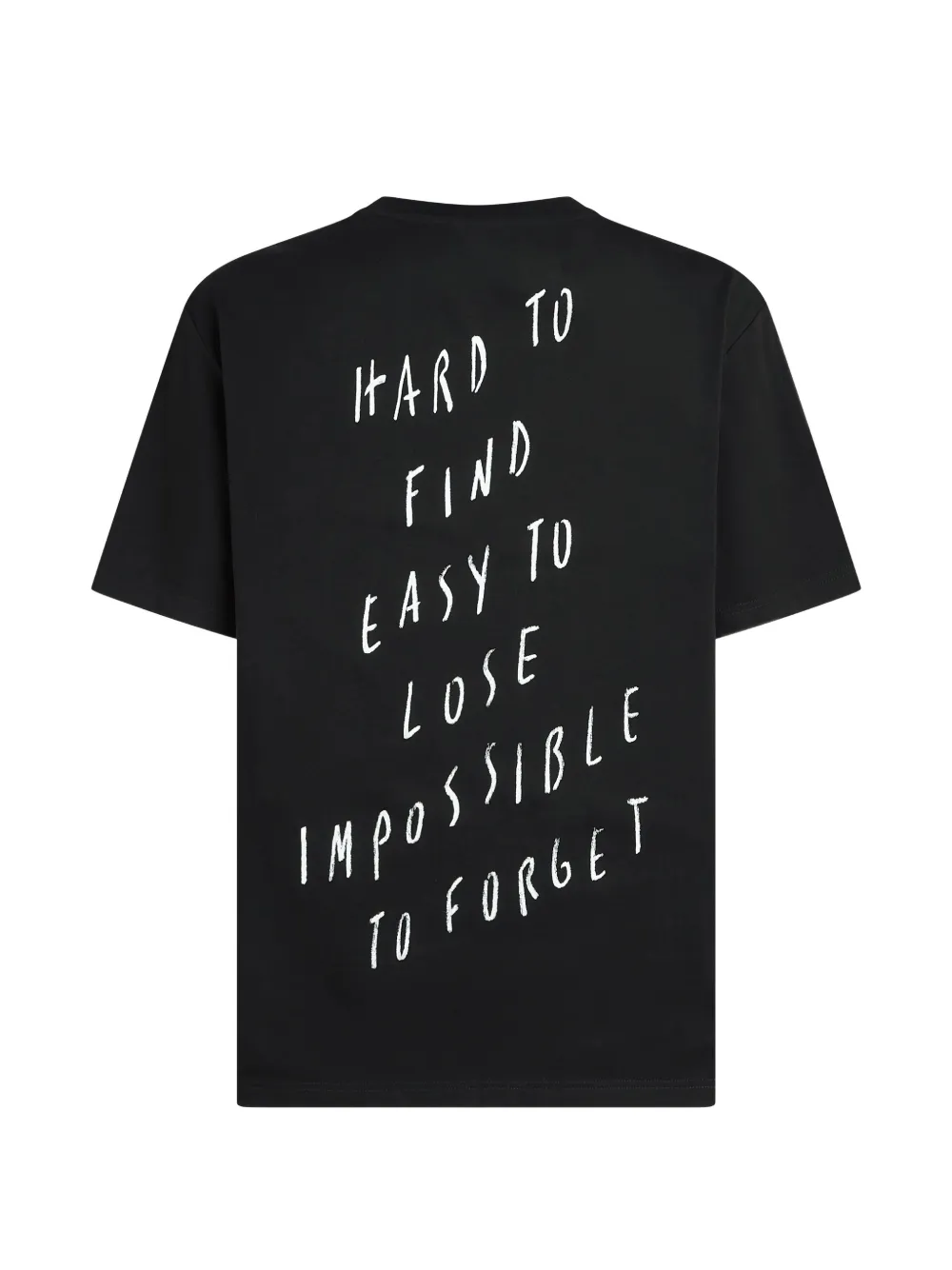 Karl Lagerfeld Jeans x Pietro Terzini ruimvallend T-shirt Zwart
