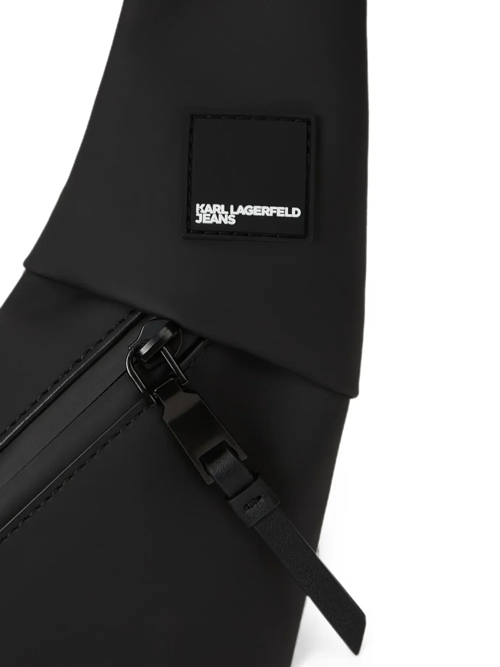 Karl Lagerfeld Jeans Messengertas met logopatch Zwart
