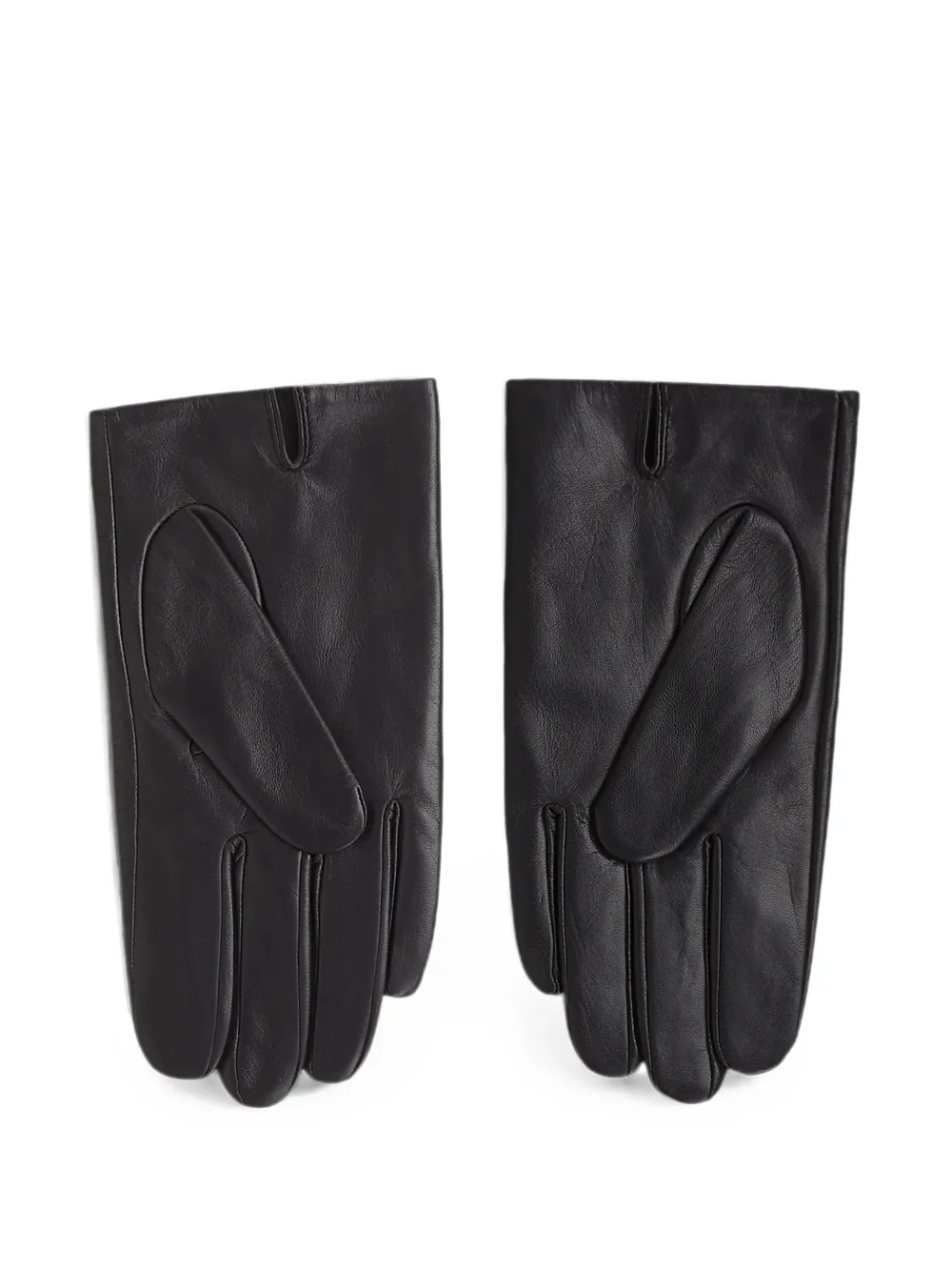 Karl Lagerfeld Jeans Leren handschoenen Zwart