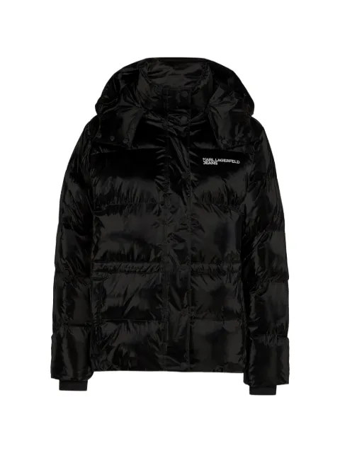 Karl Lagerfeld Jeans hooded puffer jacket
