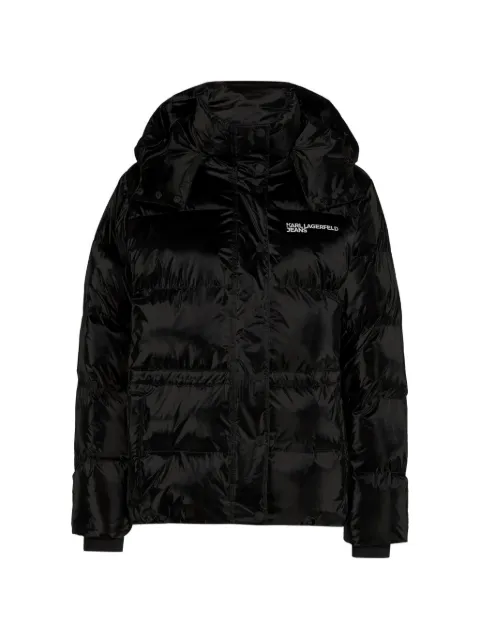 Karl Lagerfeld Jeans hooded puffer jacket