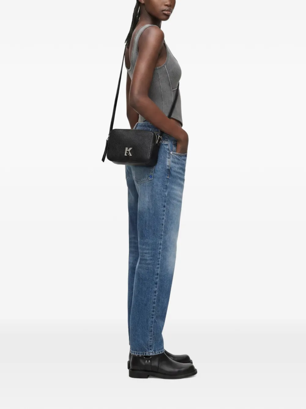 Karl Lagerfeld Jeans Tas met K-logo Zwart