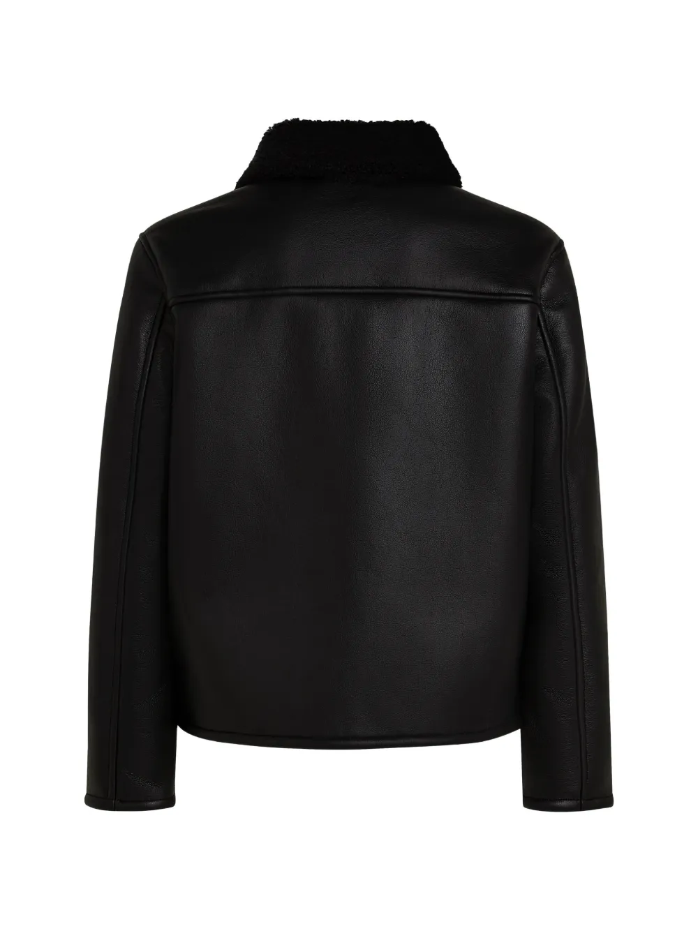 Karl Lagerfeld Jack van imitatielamswol Zwart
