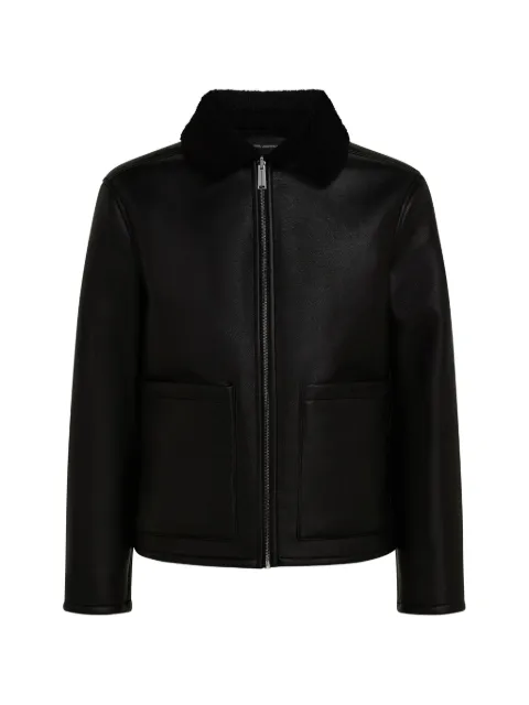 Karl Lagerfeld faux-shearling reversible jacket