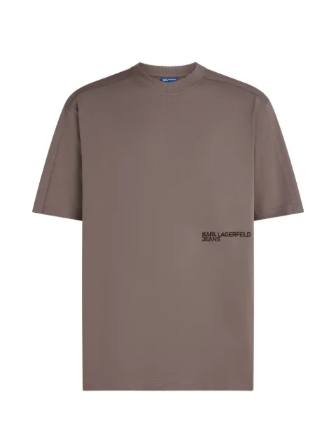 Karl Lagerfeld Jeans relaxed seam-detail T-shirt