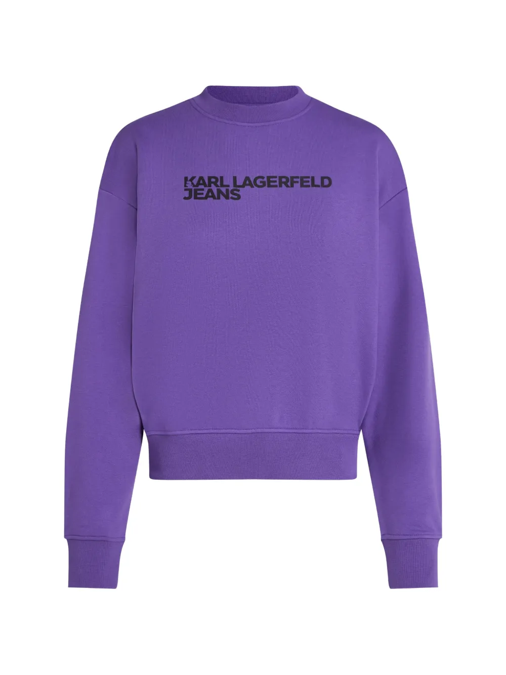 Karl Lagerfeld Jeans Sweatshirt mit Logo - Violett