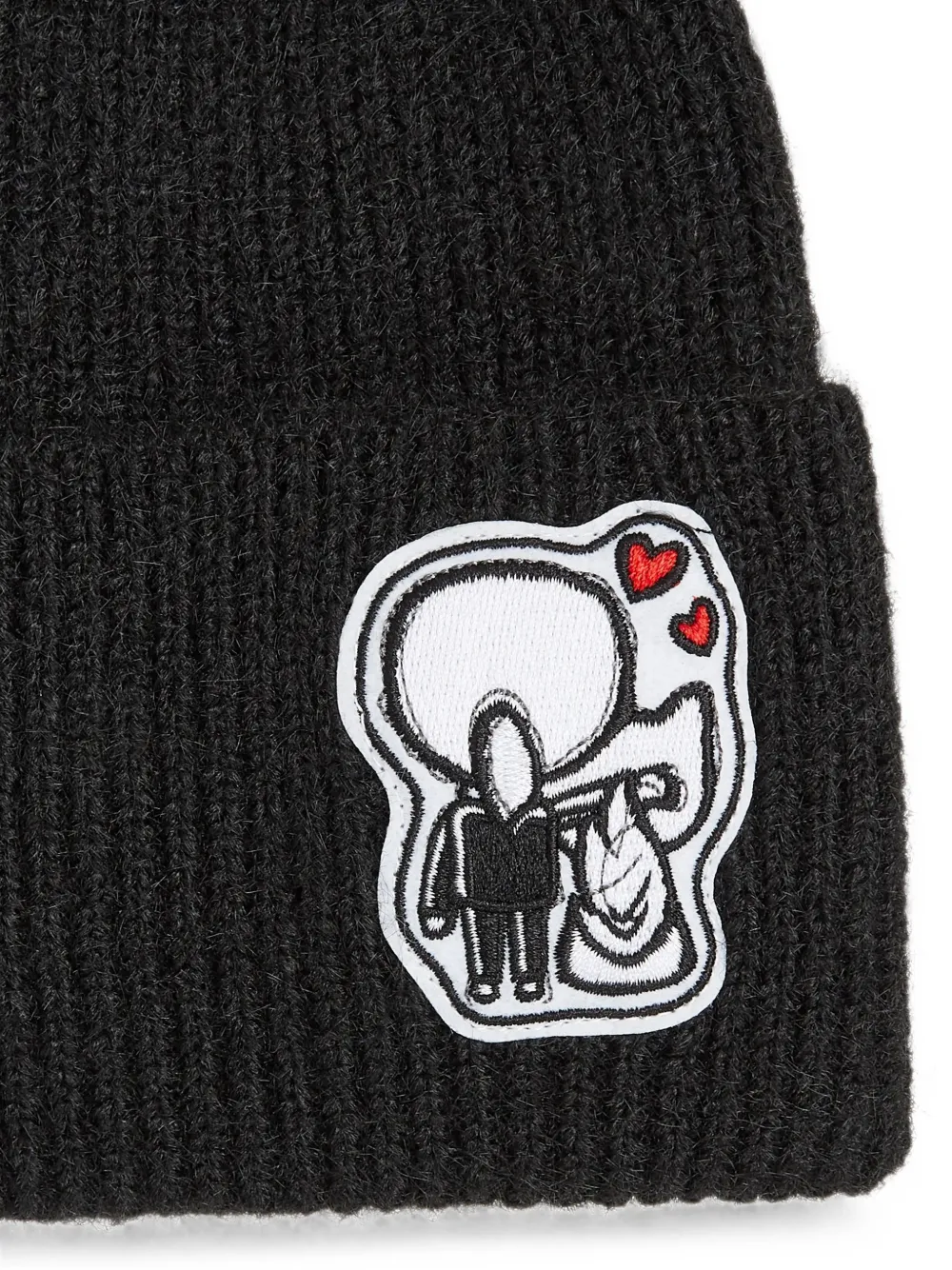 Karl Lagerfeld Ikon muts met patch Zwart