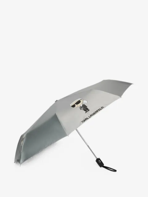 Karl Lagerfeld Ikon Karl metallic umbrella