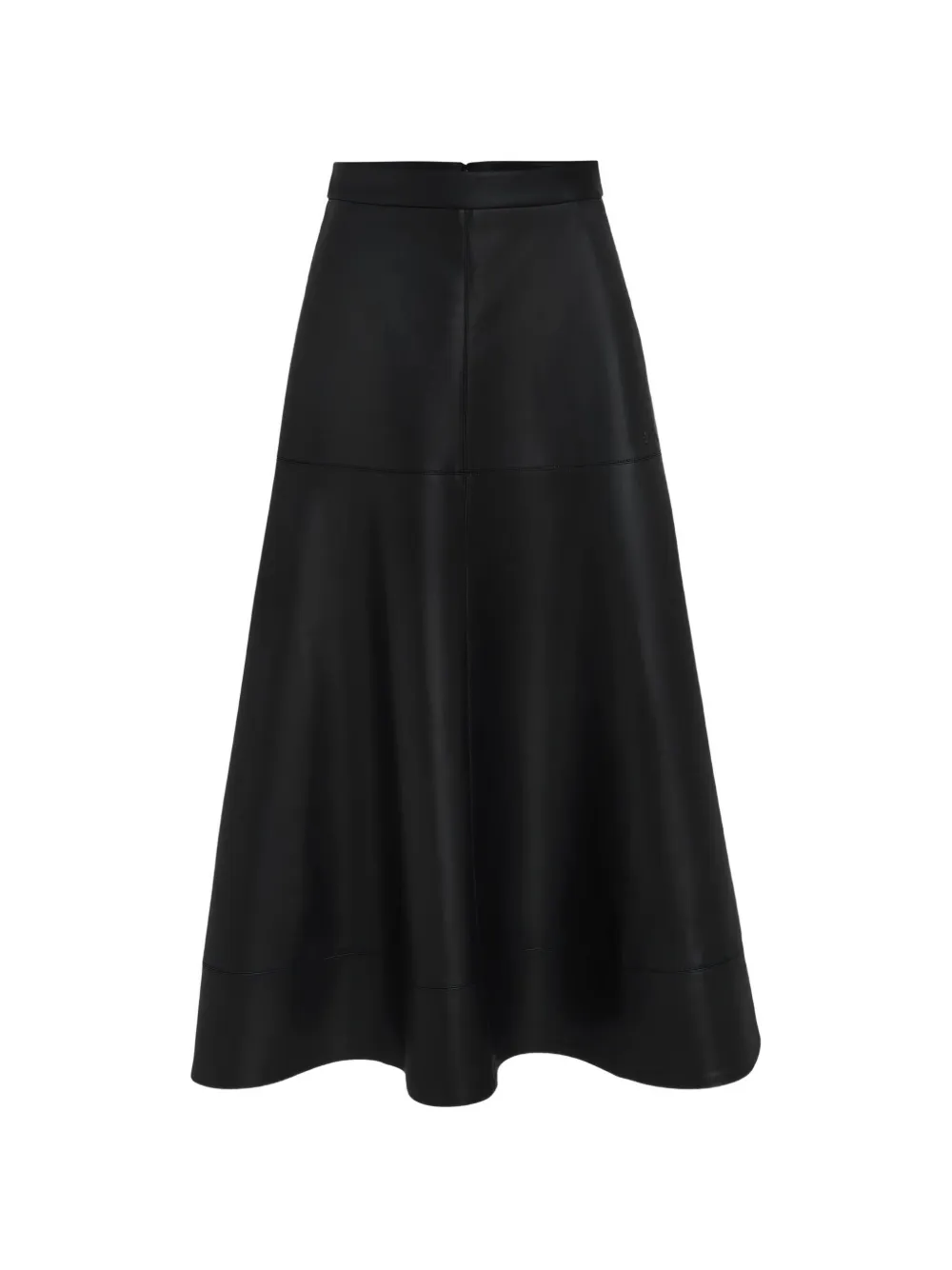 Karl Lagerfeld Gonna in pelle sintetica - Nero