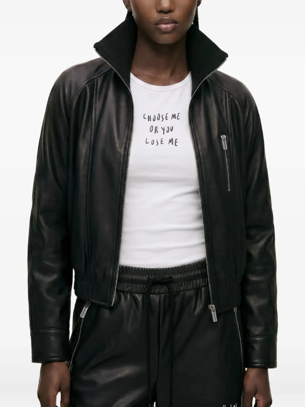 Karl Lagerfeld Jeans x Pietro Terzini jack met rits Zwart