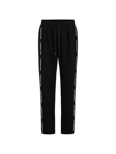 Karl Lagerfeld logo-tape track pants