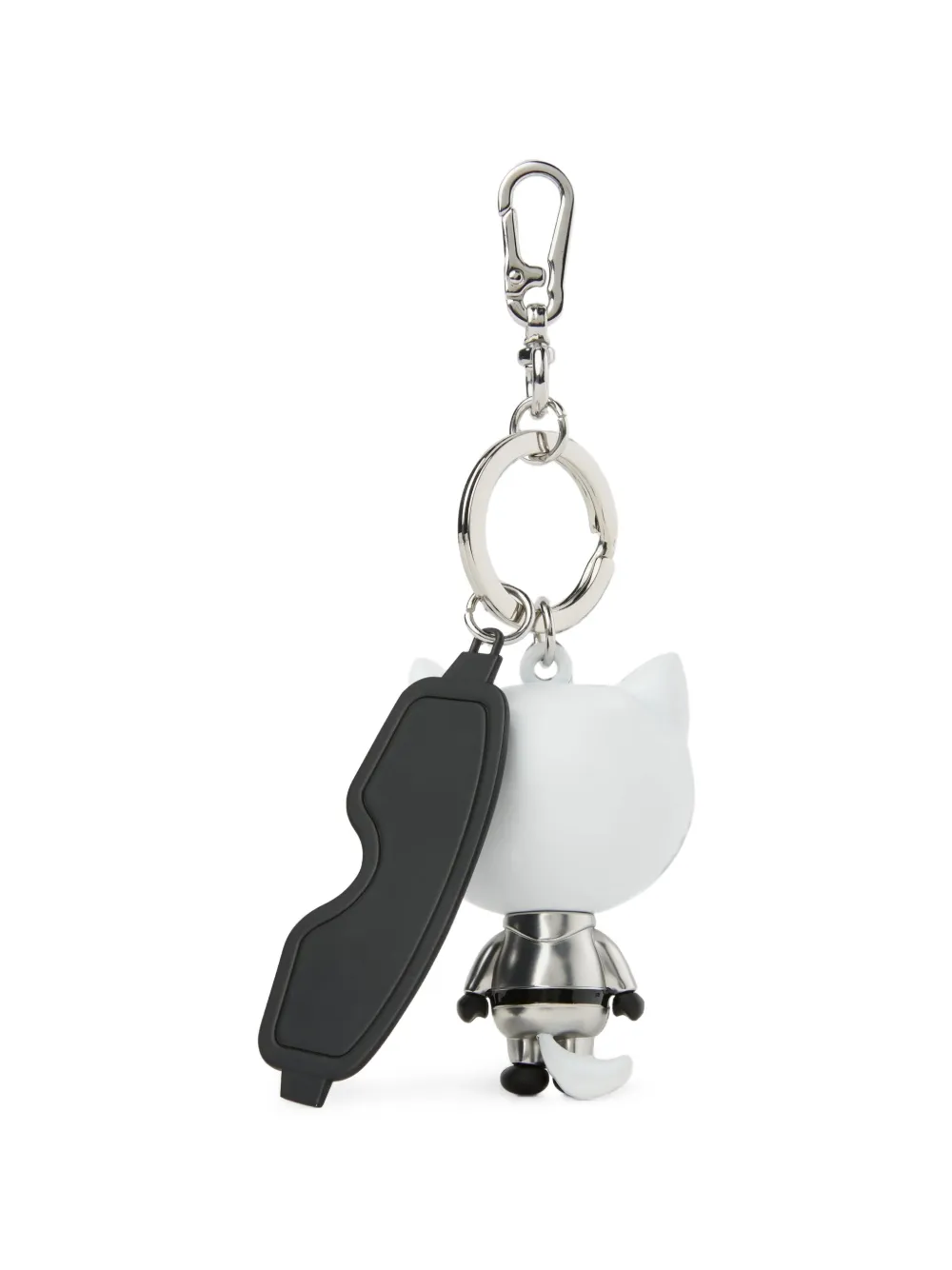 Karl Lagerfeld Ikon Choupette sleutelhanger Wit