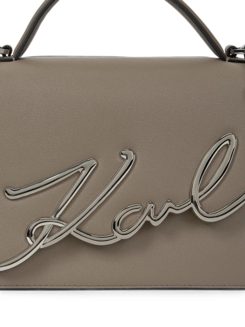 Karl Lagerfeld K Signature medium schoudertas Grijs