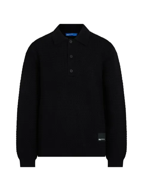 Karl Lagerfeld Jeans long-sleeved knit polo