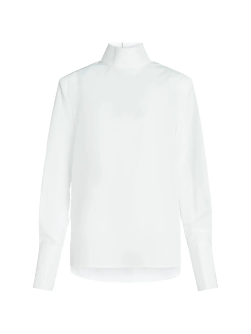 Karl Lagerfeld Blusa a collo alto - Bianco