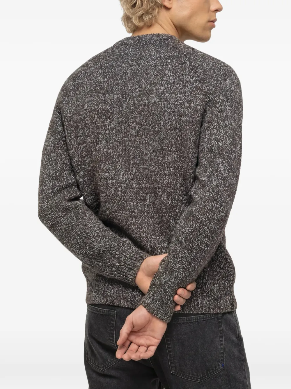 Karl Lagerfeld Jeans Gebreide trui met raglan mouwen Grijs