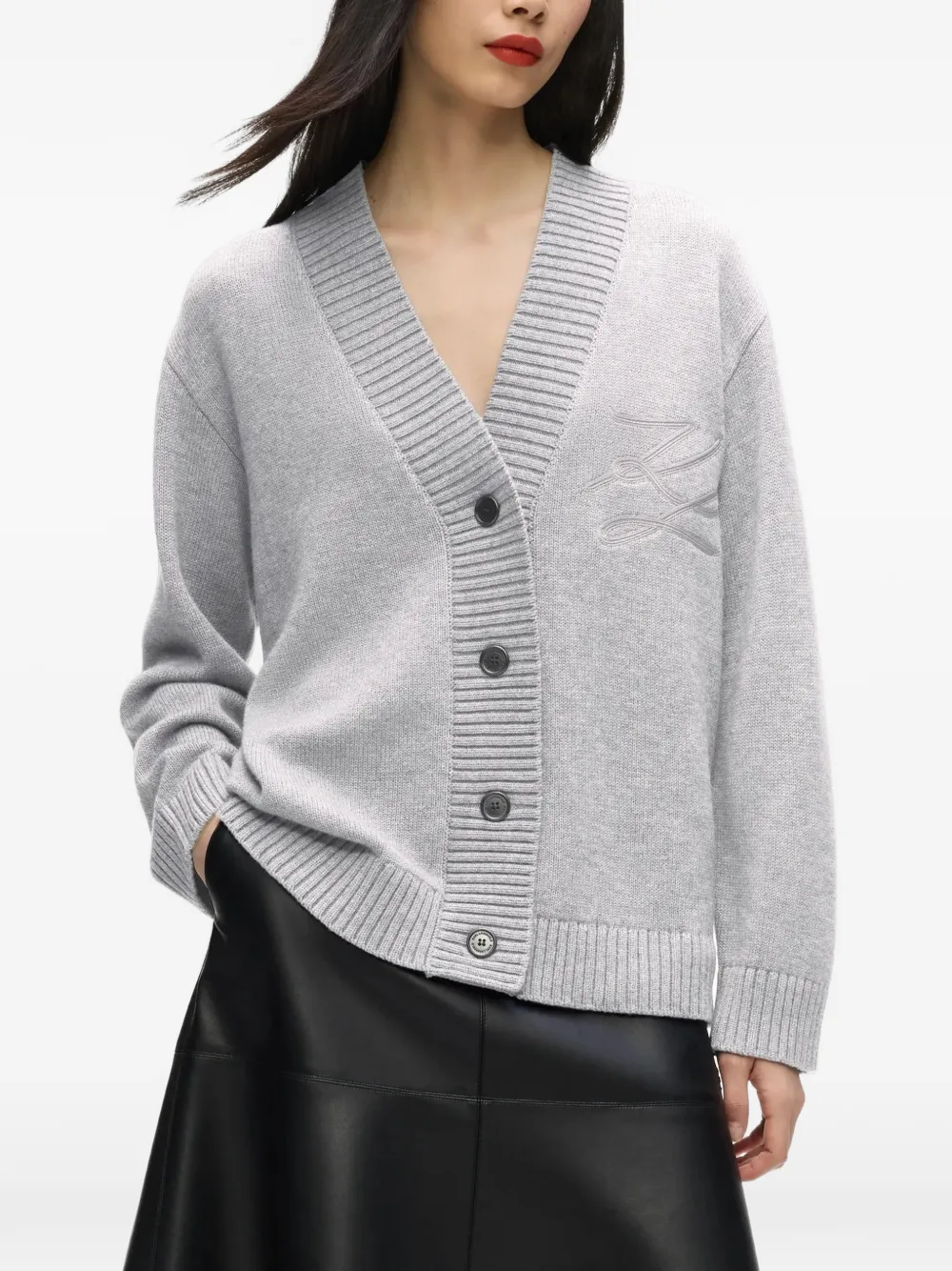 Karl Lagerfeld Soutache vest Grijs