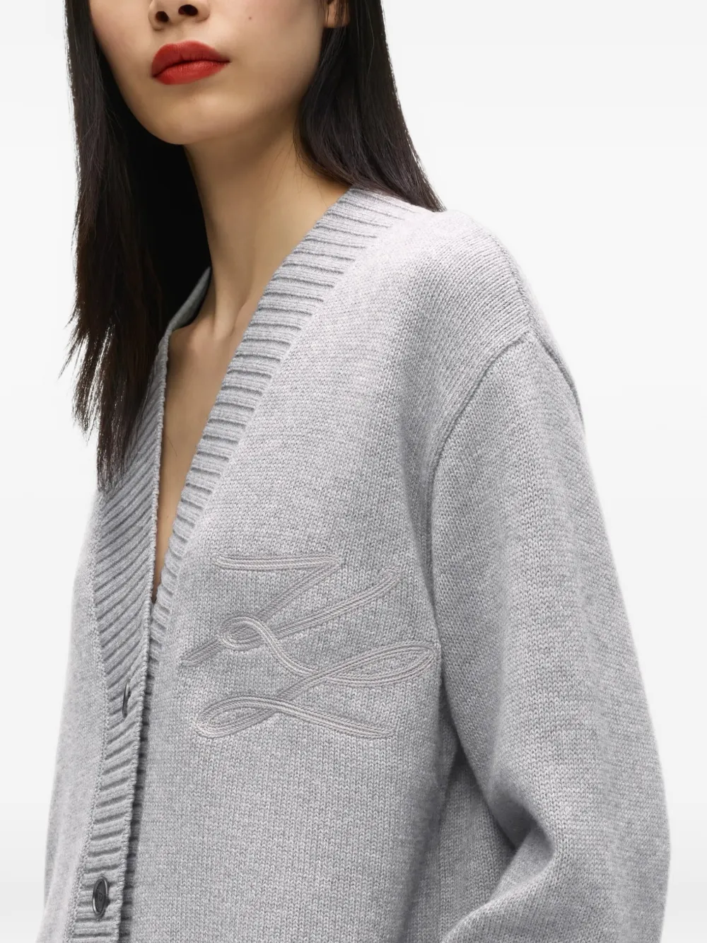 Karl Lagerfeld Soutache vest Grijs