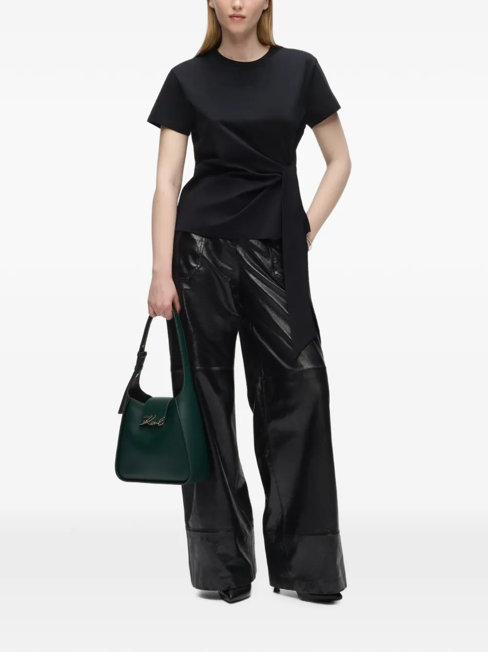 Karl Lagerfeld K Signature tas Groen