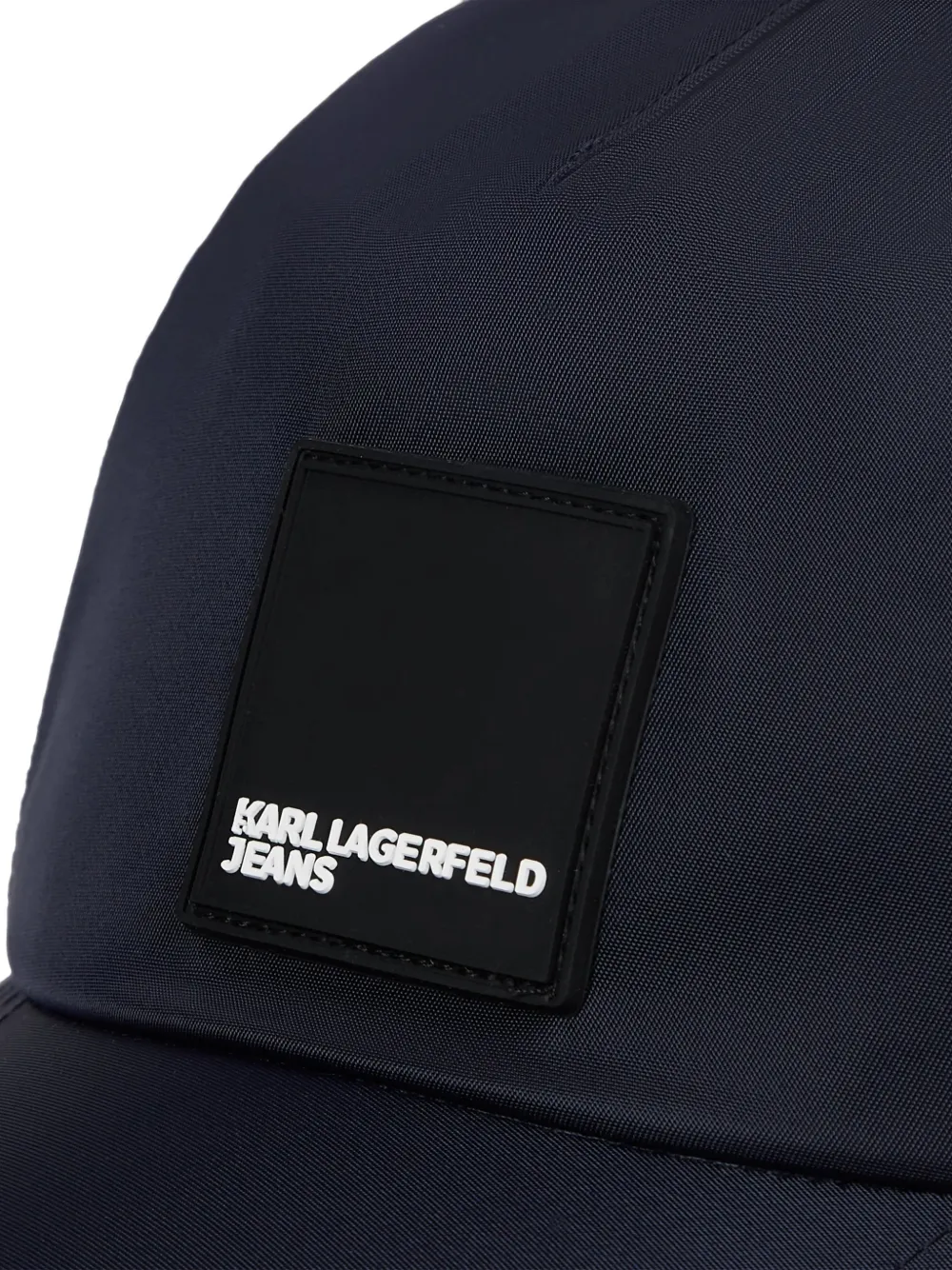 Karl Lagerfeld Jeans Pet met logo Blauw