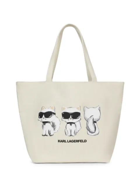 Karl Lagerfeld Ikon Choupette reversible shopper