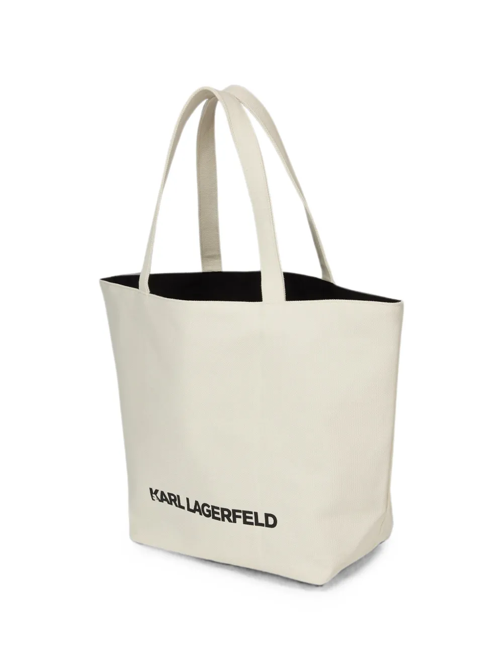 Karl Lagerfeld Ikon Karl and Choupette omkeerbare shopper Beige