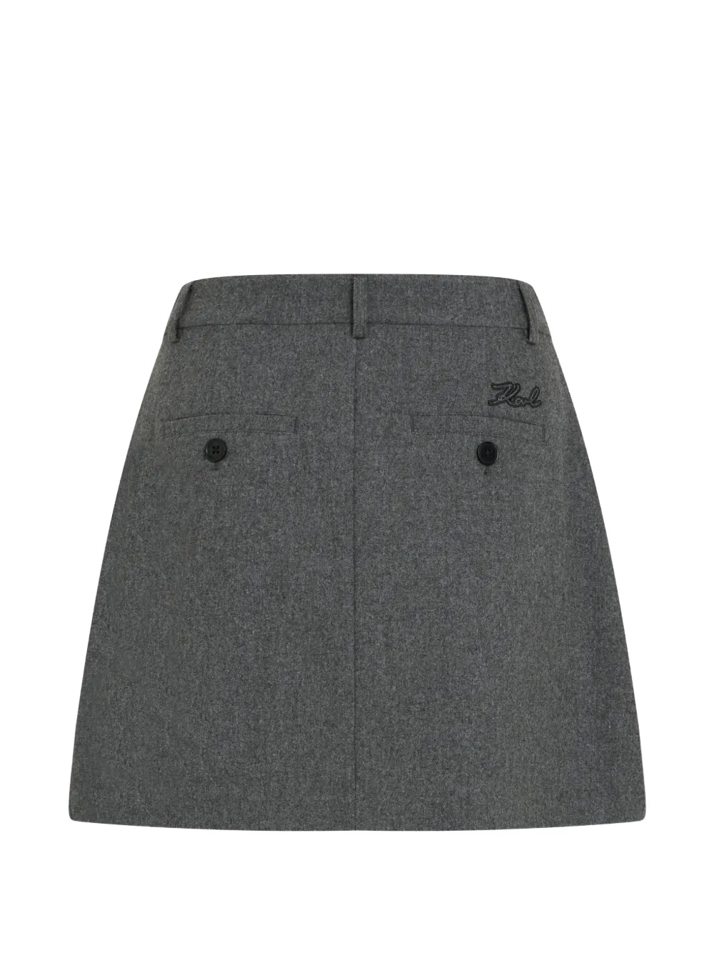 Karl Lagerfeld Mini plooiskort Grijs