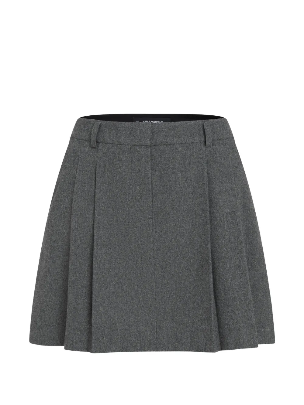 Karl Lagerfeld Mini plooiskort Grijs