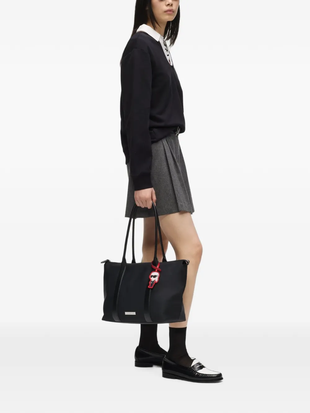 Karl Lagerfeld Grote Ikon shopper Zwart