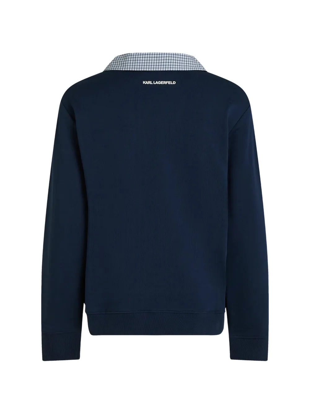 Karl Lagerfeld Ikon sweater met V-hals Blauw