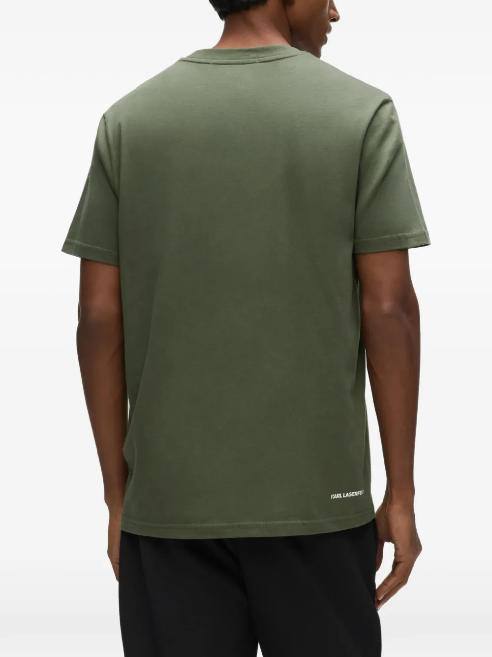 Karl Lagerfeld Rue St-Guillaume relaxed T-shirt Groen