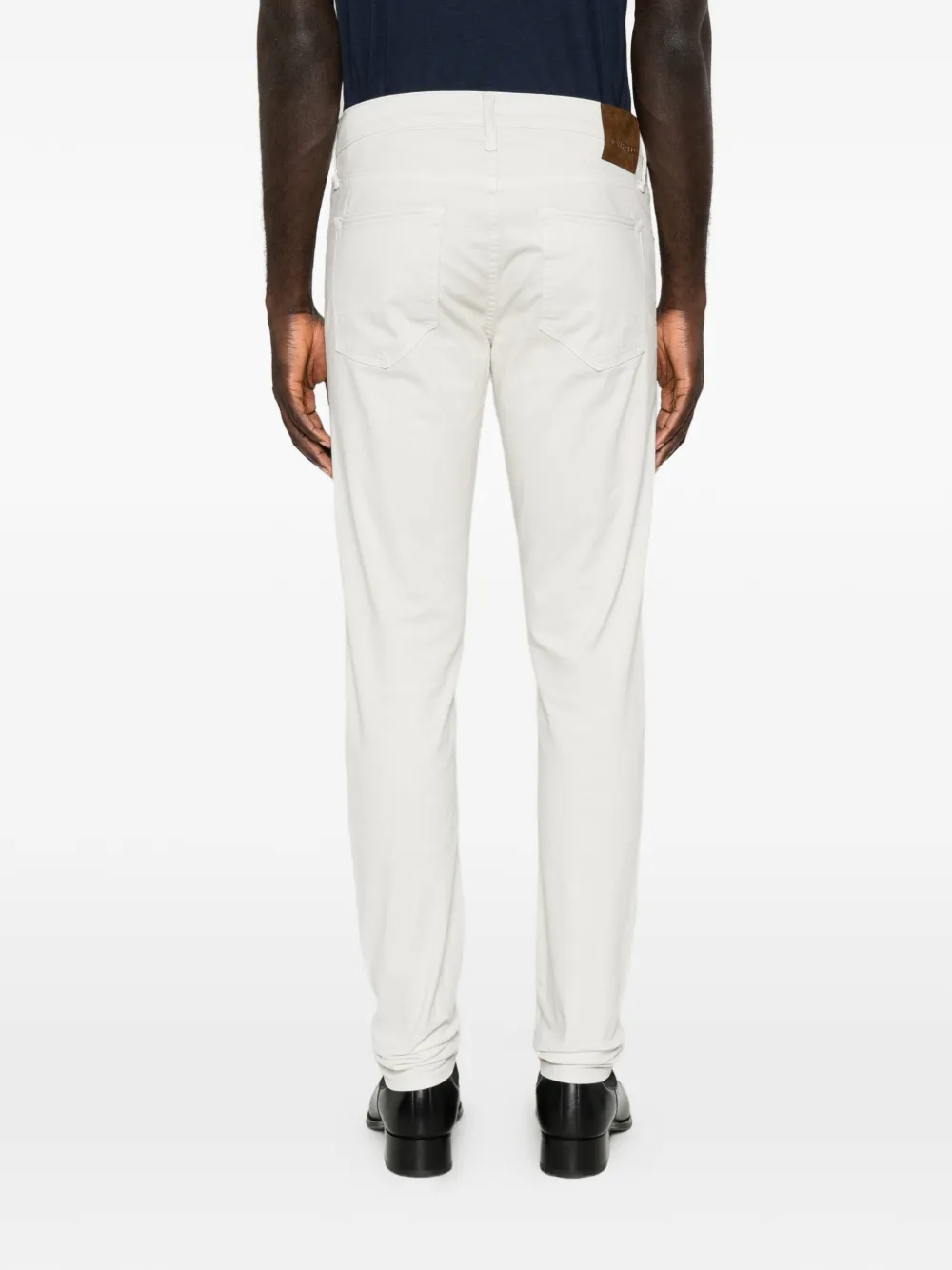 TOM FORD Broek met logopatch Beige