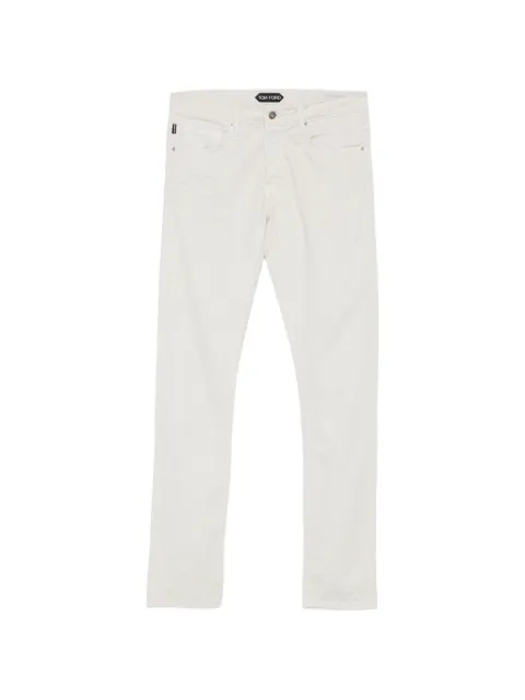 TOM FORD logo-patch trousers