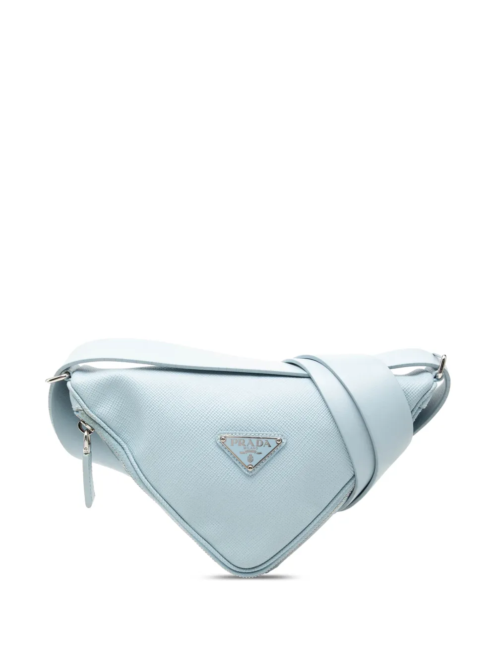 Prada Pre-Owned 2013-2026 Saffiano Cuir Triangle Convertible shoulder bag - Blu