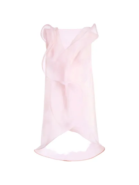 Genny sheer ruffled top