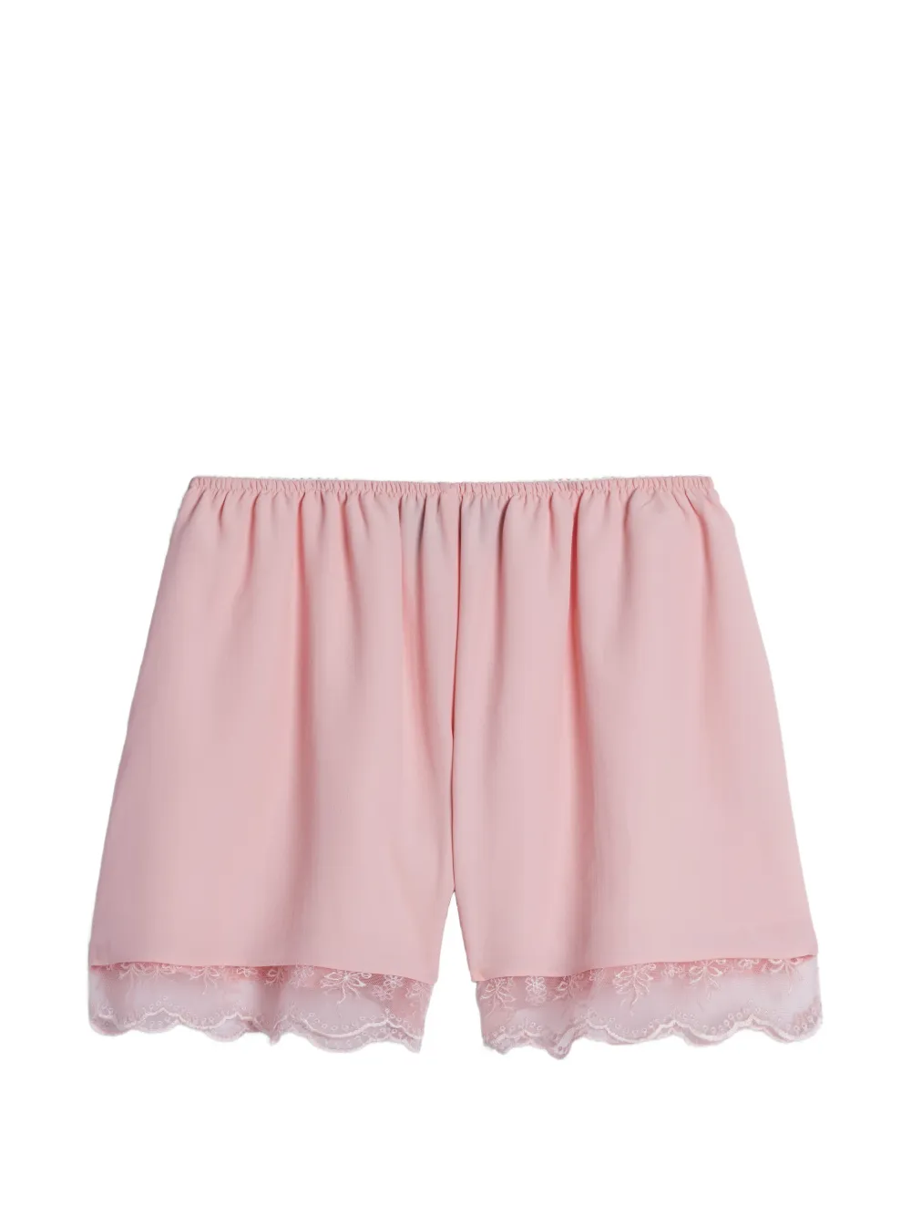 Simone Rocha Shorts con bordo in pizzo - Rosa