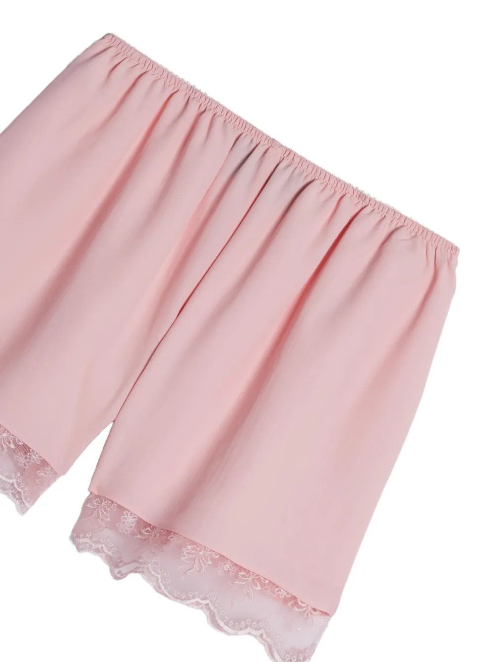 Simone Rocha Shorts met afwerking van kant Roze