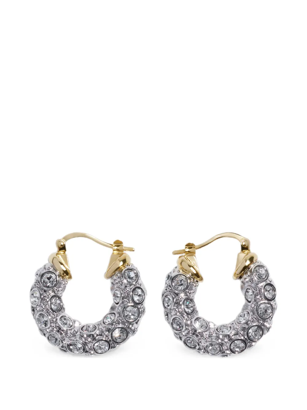Simone Rocha Creolen mit Strass - Silber