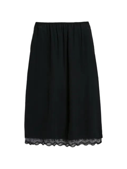 Simone Rocha lace-trim midi skirt