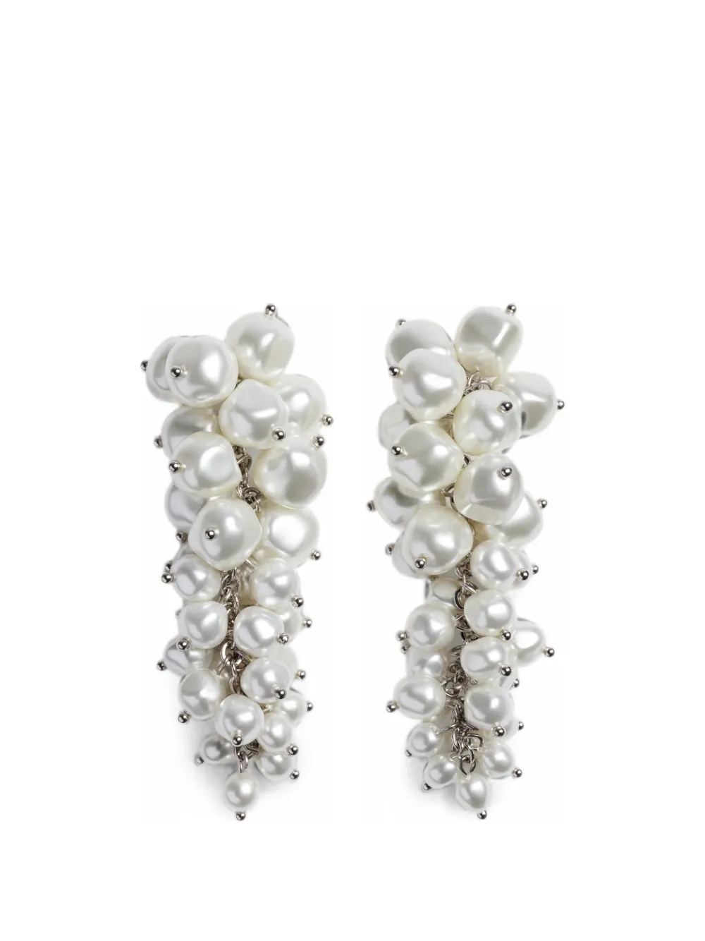 Simone Rocha pearl-cluster drip earrings - Bianco