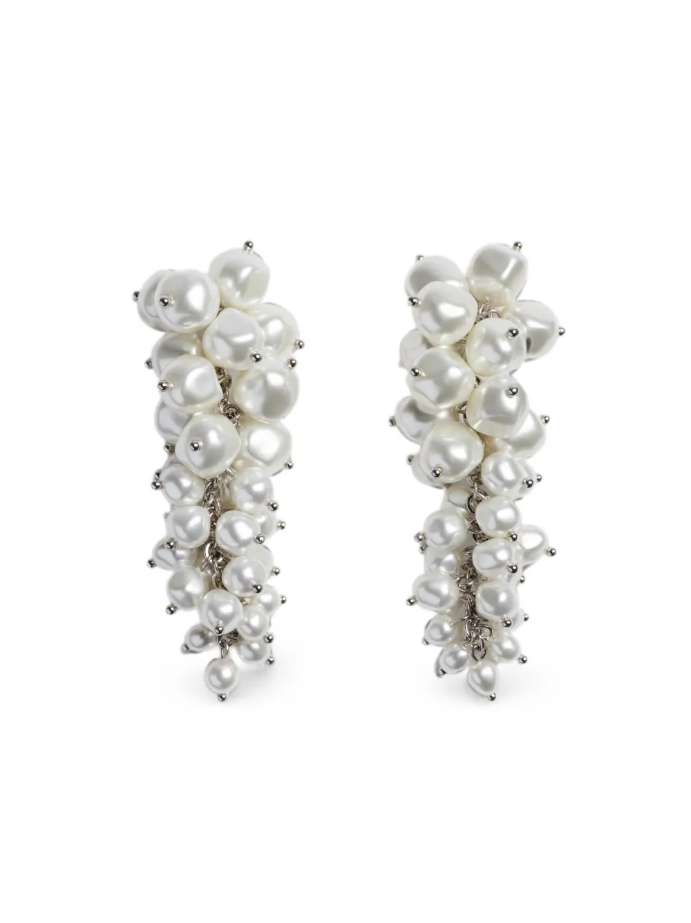 Simone Rocha Pearl-cluster Drip Earrings In Multi