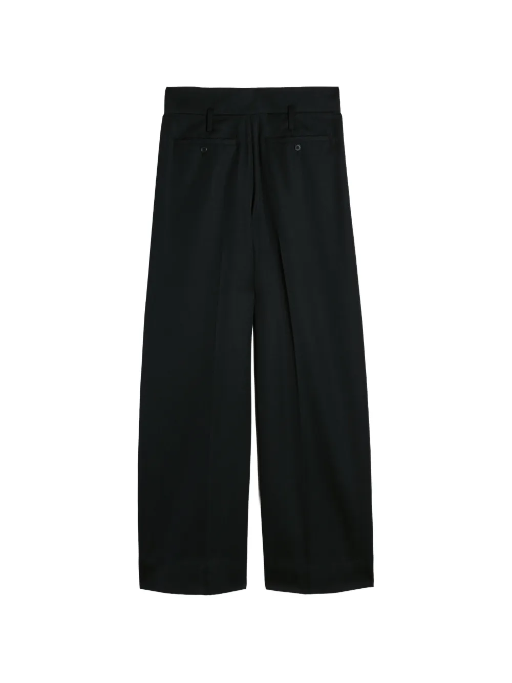 Simone Rocha Peeling-waist Wide-leg Trousers in Black, view 2