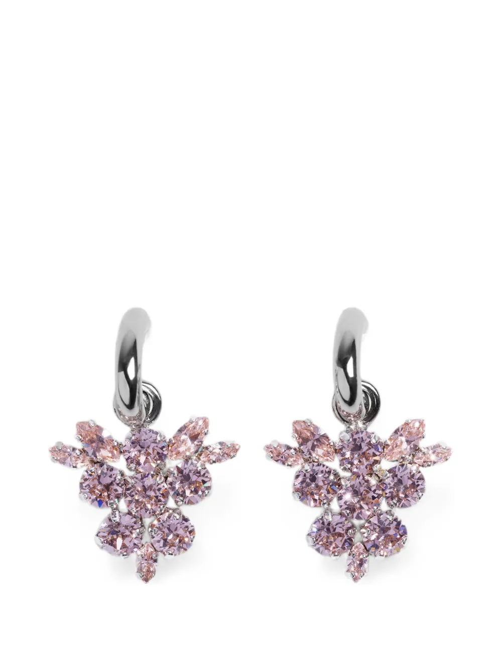 Simone Rocha Frond hoop earrings - Rosa