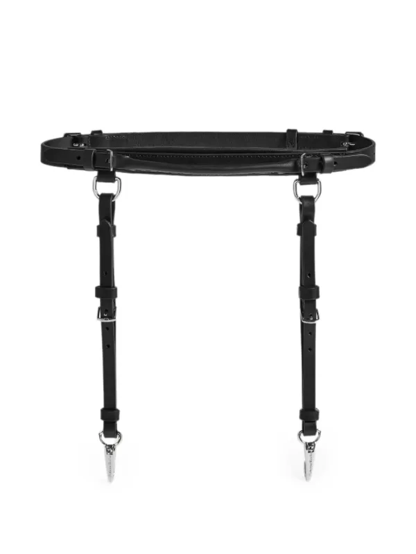 Simone Rocha Double-loop Tassel-detail Belt in Black