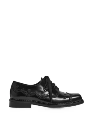 Alexander McQueen chunky-sole Derby Shoes | Black | FARFETCH ID