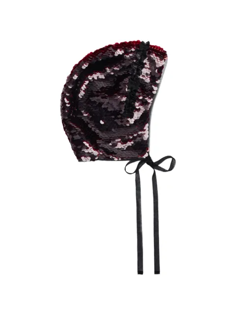 Simone Rocha sequin-embellished bonnet